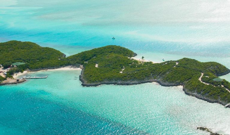 Johnny Depp Private Island in the Bahamas